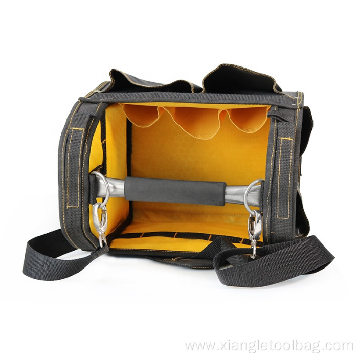 Open Tote Tool Bag with Stainless Steel Handle